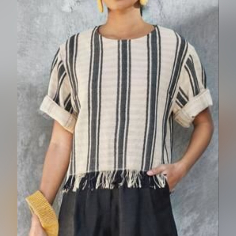Snowbird Christy Lynn Heidi Tweed Top Sz S (Loose Fit, Could fit M/L)